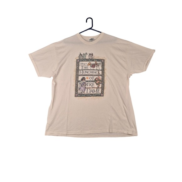 Disney Store Other - Vintage Disney Store Hunchback of Notre Dame Graphic T-Shirt Mens XXL Cream 90s
